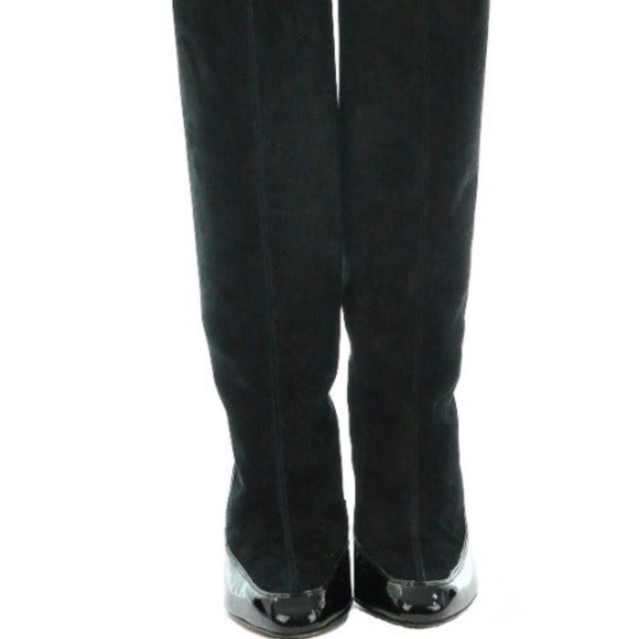 Diane Von Furstenberg heeled Boots with patent leather trim! - Picture 3 of 3